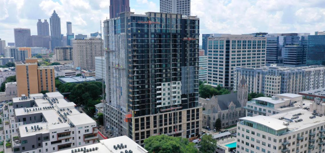 Midtown skyline August 2022